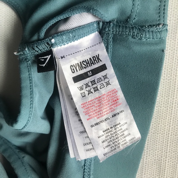 Gumshark Women’s Medium Teal Blue Zip Front Sports Bra - Picture 8 of 12